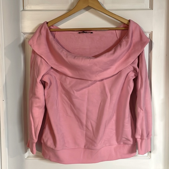 🌟Boston Proper off the shoulder sweatshirt sweater - Picture 3 of 4